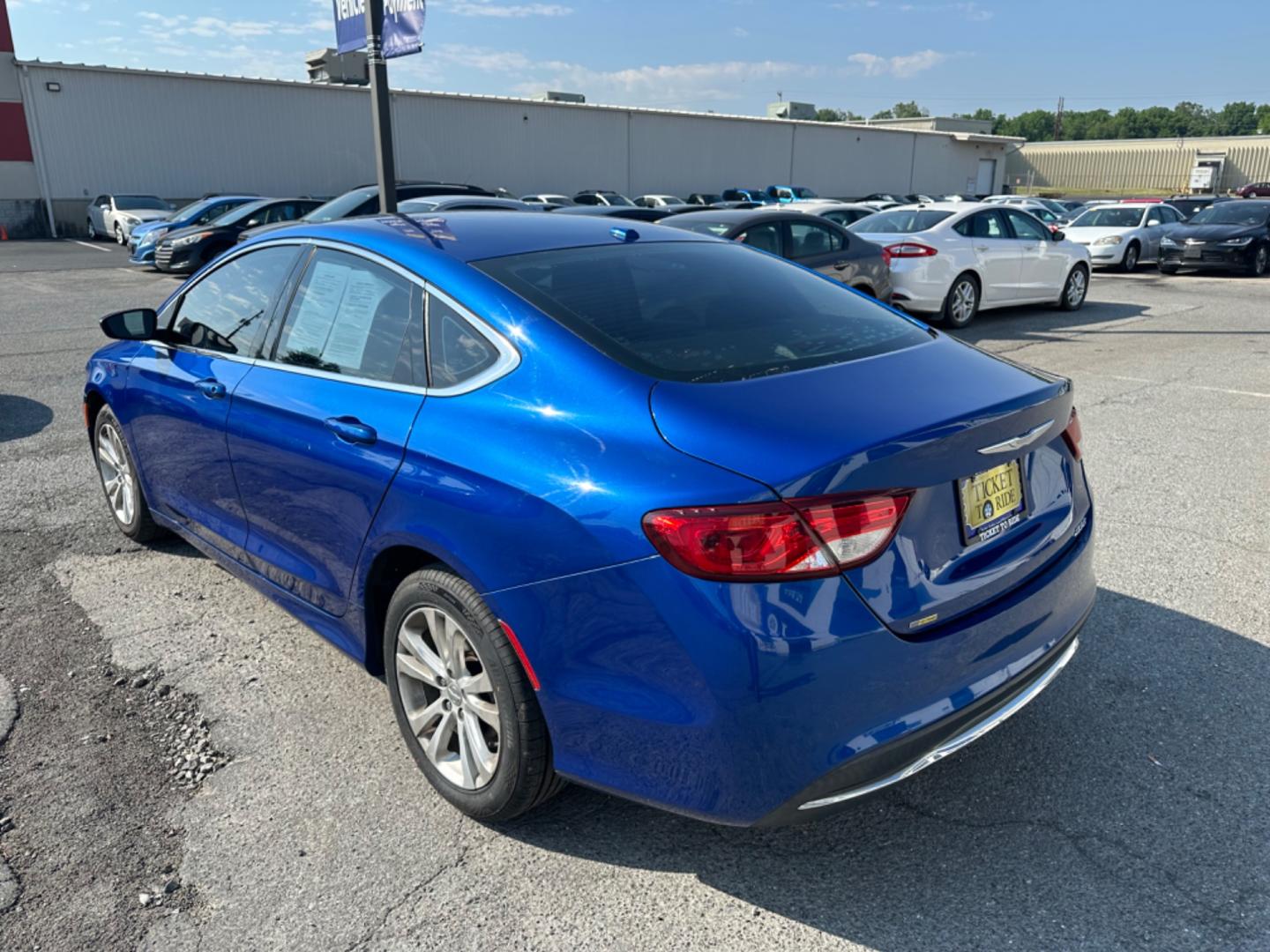 2015 BLUE Chrysler 200 Limited (1C3CCCAB2FN) with an 2.4L L4 DOHC 16V engine, 9-Speed Automatic transmission, located at 1254 Manheim Pike, Lancaster, PA, 17601, (717) 393-9133, 40.062870, -76.323273 - Photo#4